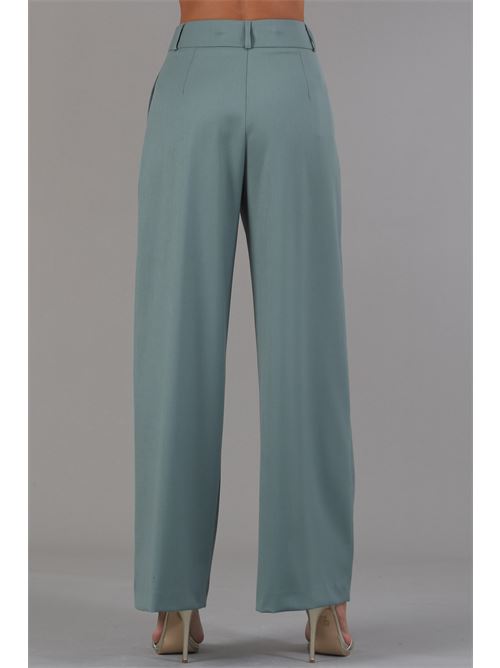 Pantalone in cady Zanetti | ZP7788VERDE ACQUA